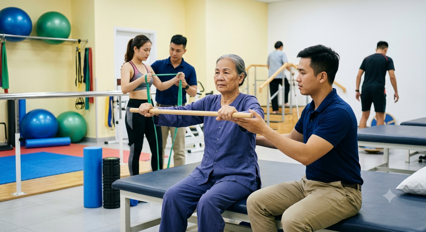 Vì sao không có một mốc thời gian chung cho quá trình vật lý trị liệu?