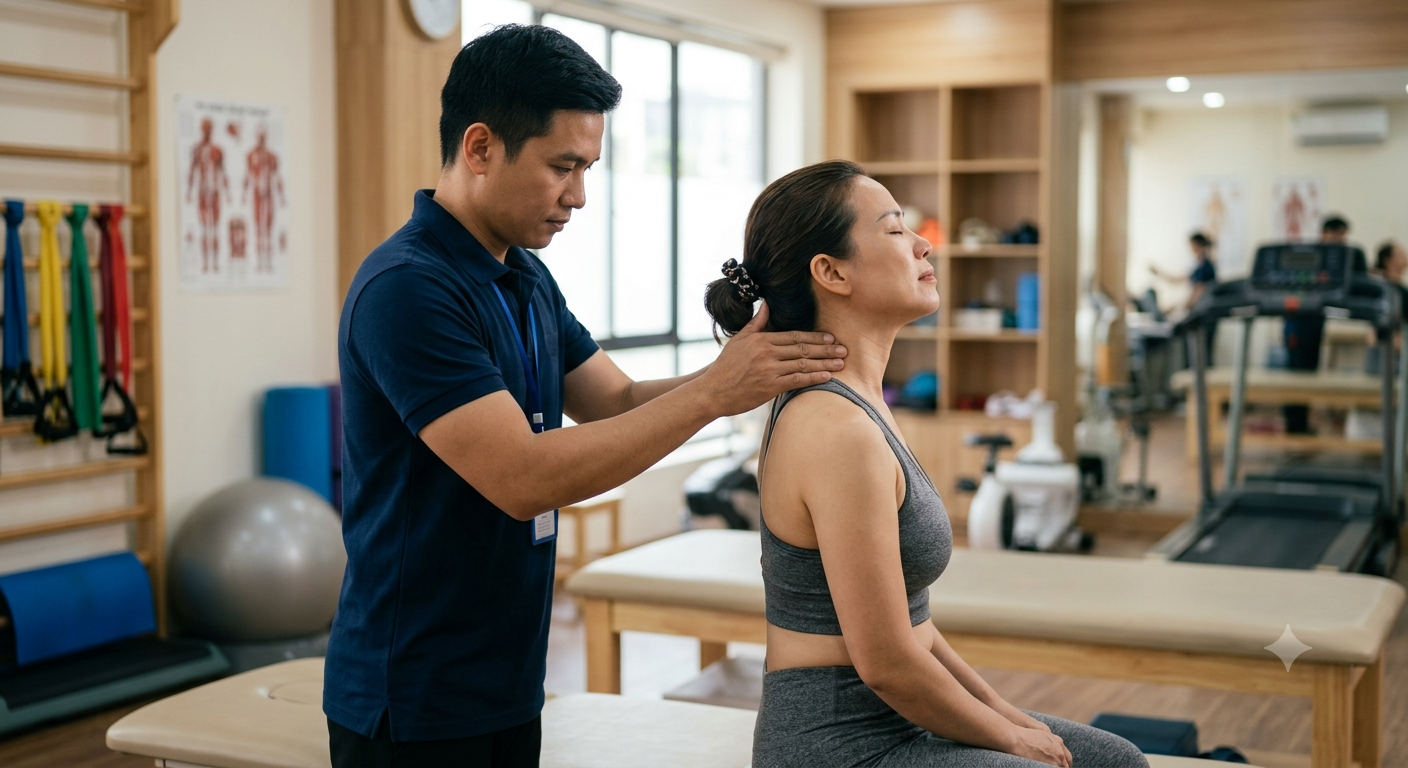 Nền tảng cấu trúc và nguyên nhân gây đau khi ngửa động tác cổ