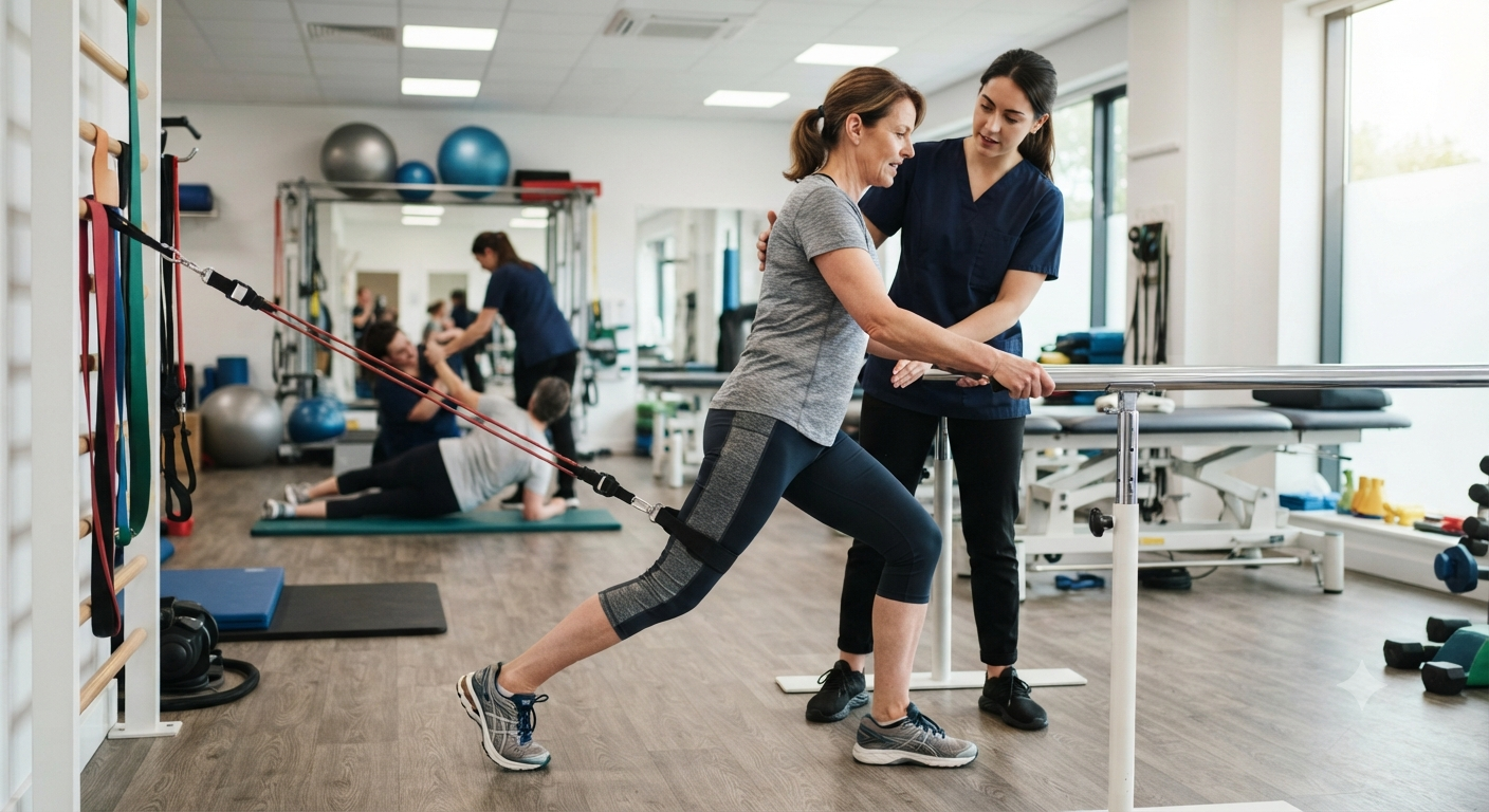 Trị liệu vận động và bài tập chuyên sâu phục hồi thể lực