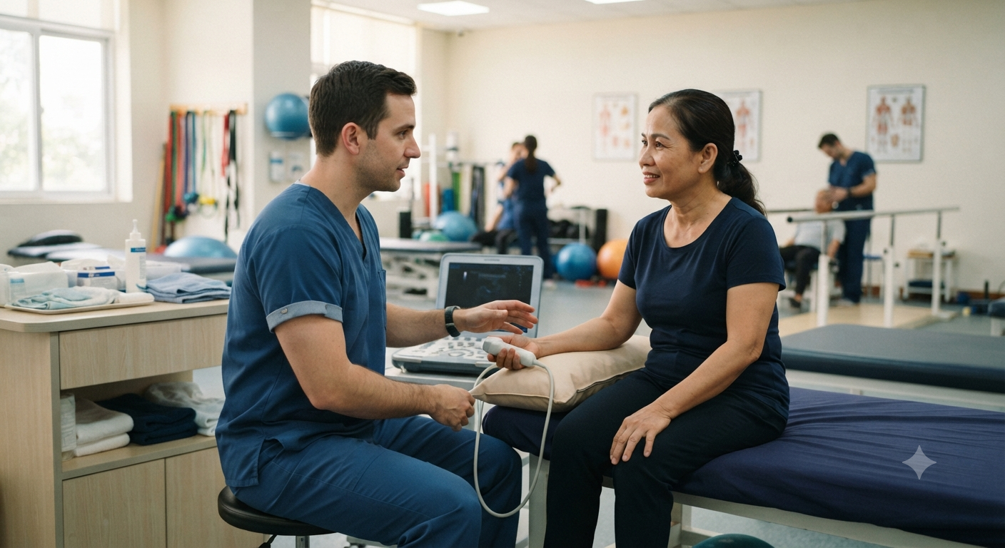 Những điều người bệnh nên hỏi chuyên gia vật lý trị liệu về siêu âm trị liệu